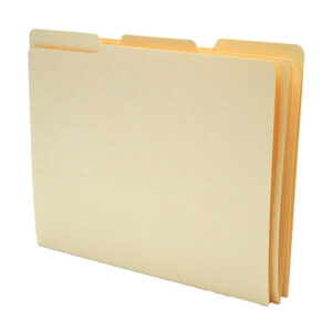 Image of Manila File Folders, Letter Size, 11 pt., Single Ply, Top Tab (Model #1157)