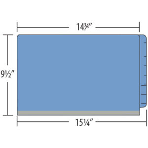 Image of Type I Color Pressboard Folders, Legal Size, 20 pt., Side Tab, with 2″ Expansion (Model #1251)